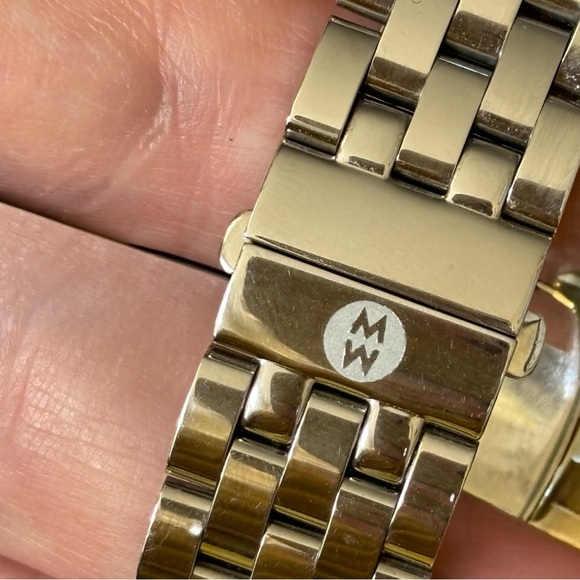 MICHELE Mini Urban Quartz Watch with 0.65ctw Diamond Bezel - Picture 5 of 8